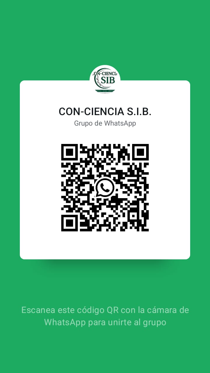 QR del grupo WhatsApp CON-CIENCIA SIB